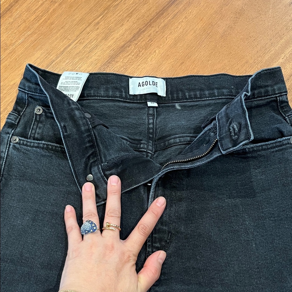 Agolde Dark Wash Denim Jeans